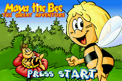 Maya the Bee - The Great Adventure Title Screen